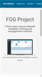 Mobile Screenshot of fogproject.org